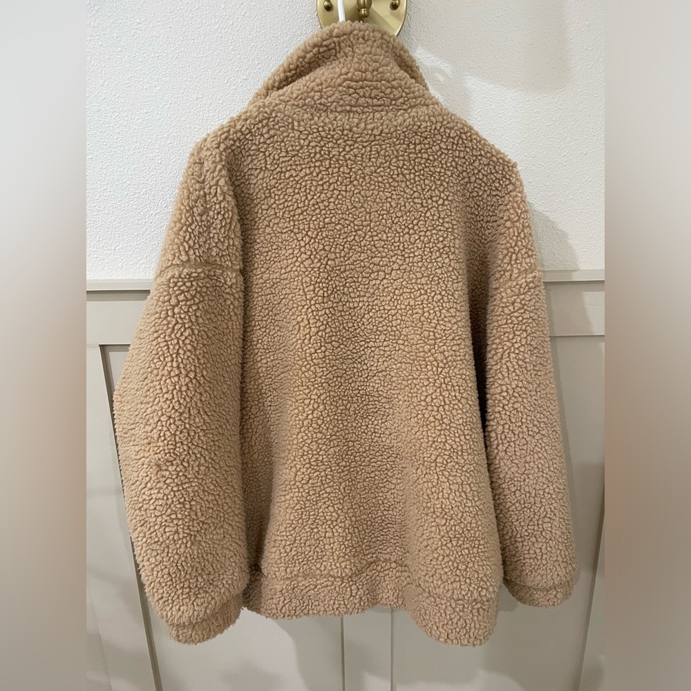 I.AM.GIA Tan Oversized Teddy Fall Jacket - Picture 11 of 14
